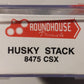 Roundhouse 8475 N Scale CSX Intermodal Husky Stack Car #620512 NIB