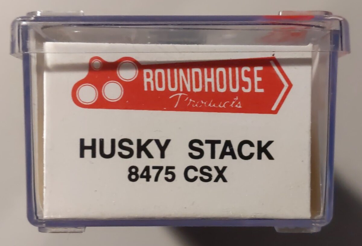 Roundhouse 8475 N Scale CSX Intermodal Husky Stack Car #620504 NIB