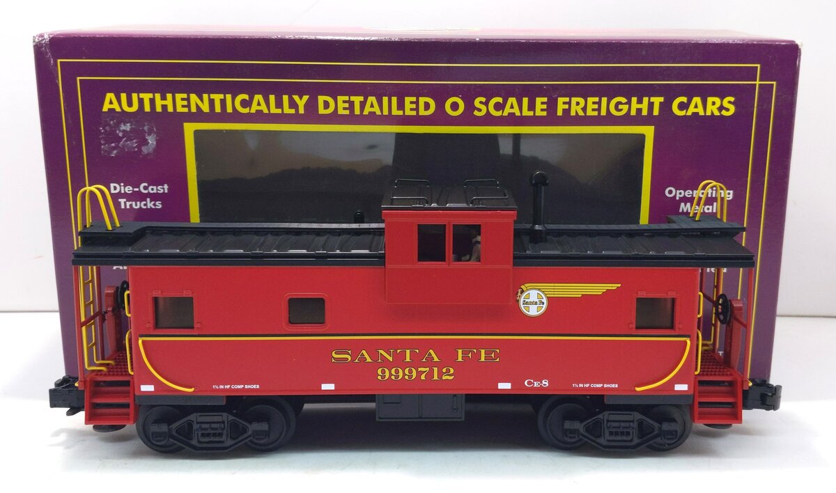 MTH 20-91051 O Santa Fe Extended Vision Illuminated Caboose #999712 NIB