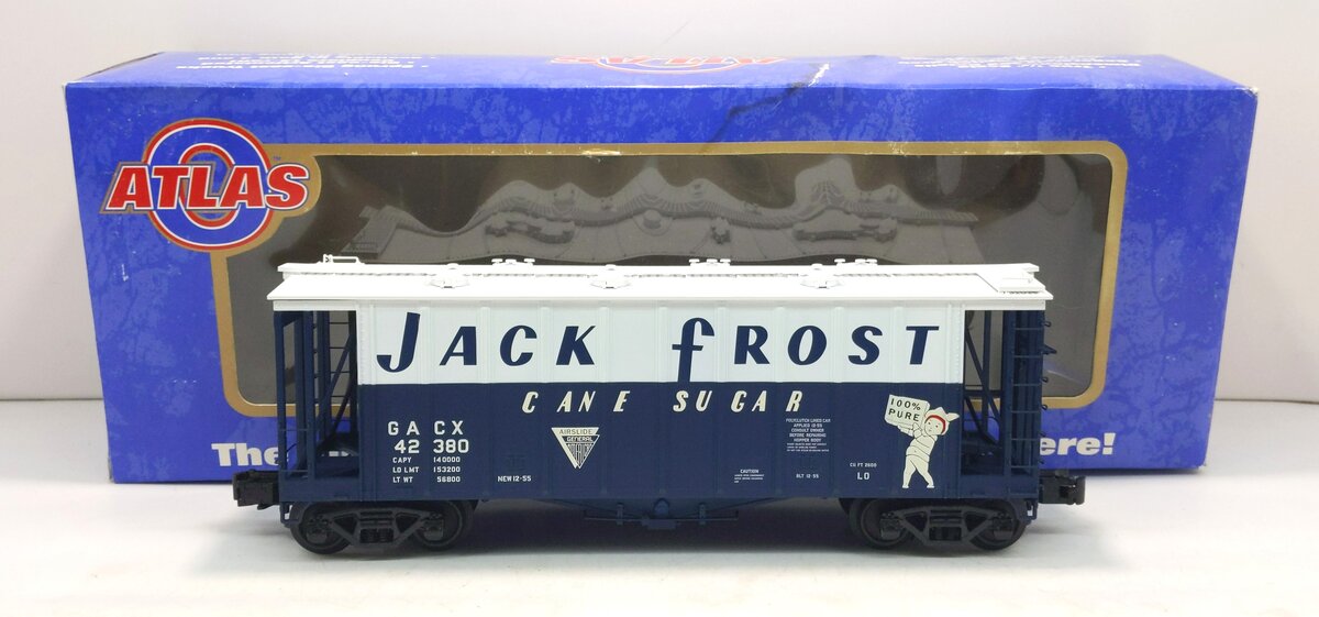 Atlas 6356-1 O Gauge Jack Frost GATX Airslide Covered Hopper #42380 (3Rail) LN/Box