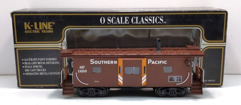 K-Line K612-2031 O Gauge Southern Pacific Bay Window Caboose #1650 LN/Box
