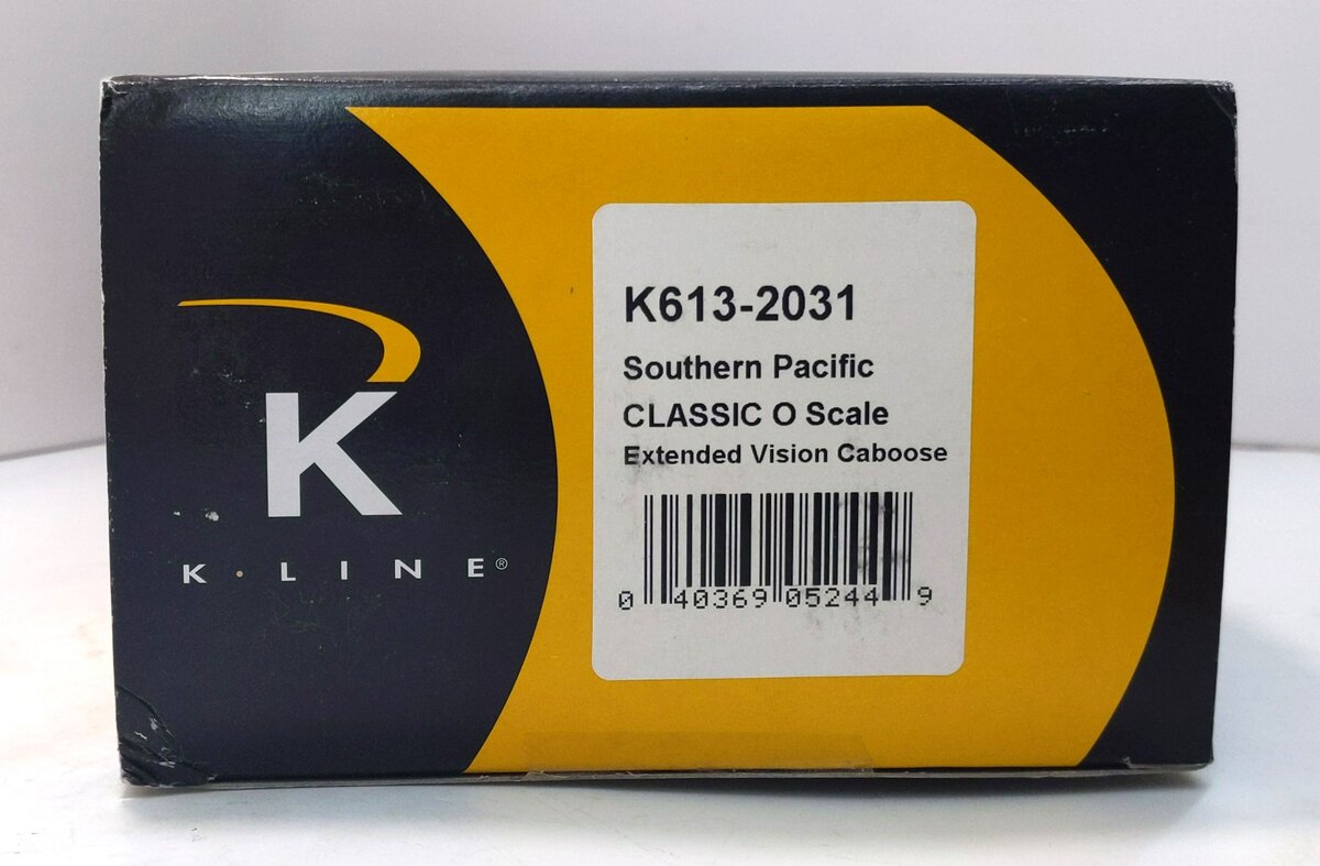 K-Line K613-2031 O Southern Pacific Extended Vision Illuminated Caboose #101 NIB