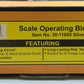 MTH 30-11005 O Gauge Silver & Black Operating Block Signal LN/Box