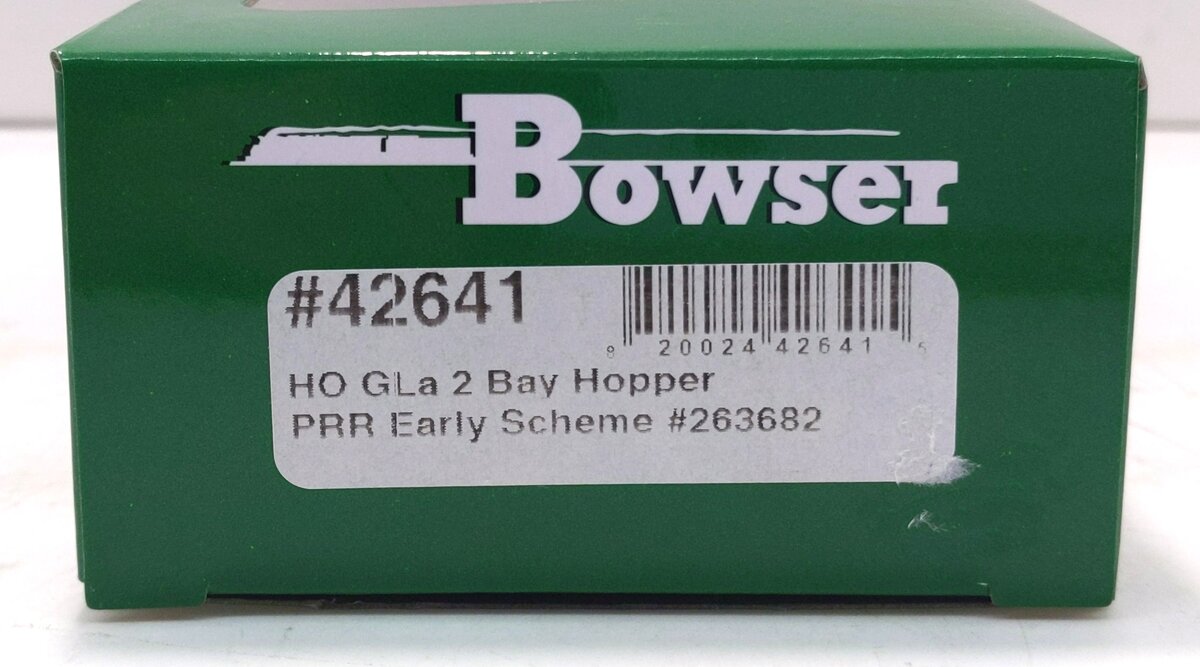 Bowser 42641 HO Pennsylvania Early Scheme GLa 2-Bay Hopper Car #263682