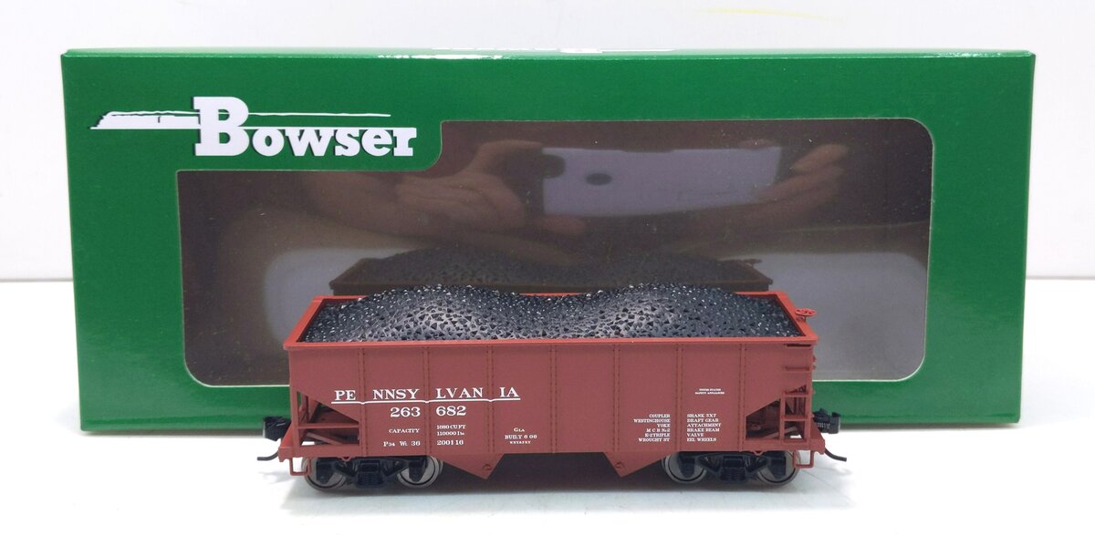Bowser 42641 HO Pennsylvania Early Scheme GLa 2-Bay Hopper Car #263682
