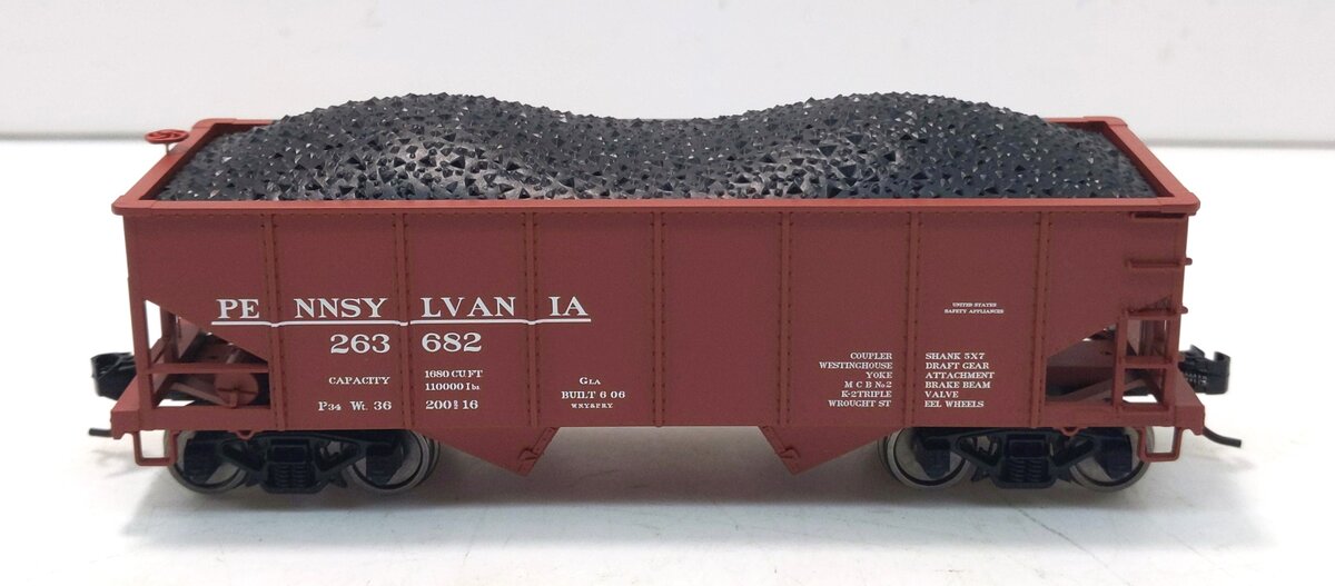 Bowser 42641 HO Pennsylvania Early Scheme GLa 2-Bay Hopper Car #263682
