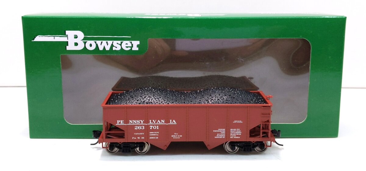 Bowser 42642 HO Pennsylvania Early Scheme GLa 2-Bay Hopper Car #263701