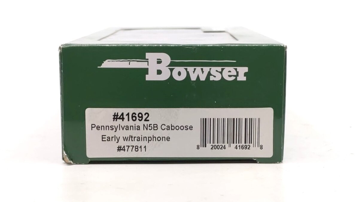 Bowser 41692 HO Pennsylvania Railroad N-5c Caboose #477811