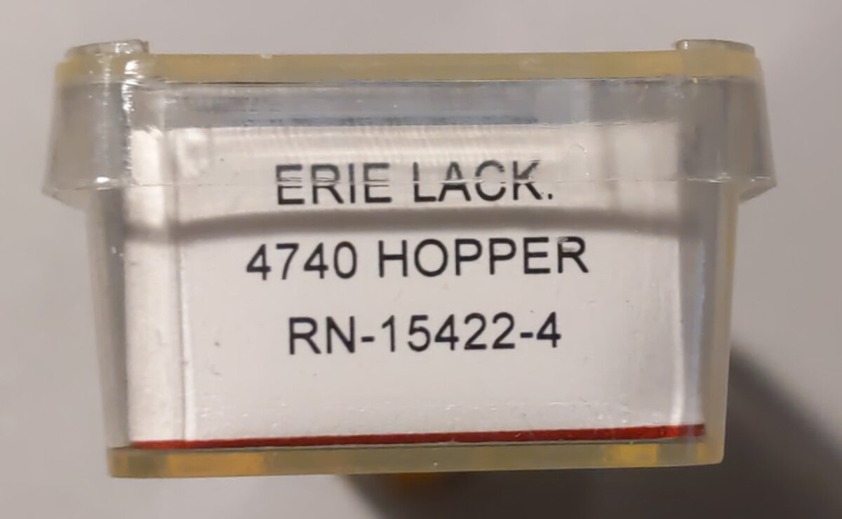 Red Caboose RN-15422-4 N Scale Erie Lackawanna 4740 3-Bay Hopper #20214 LN/Box