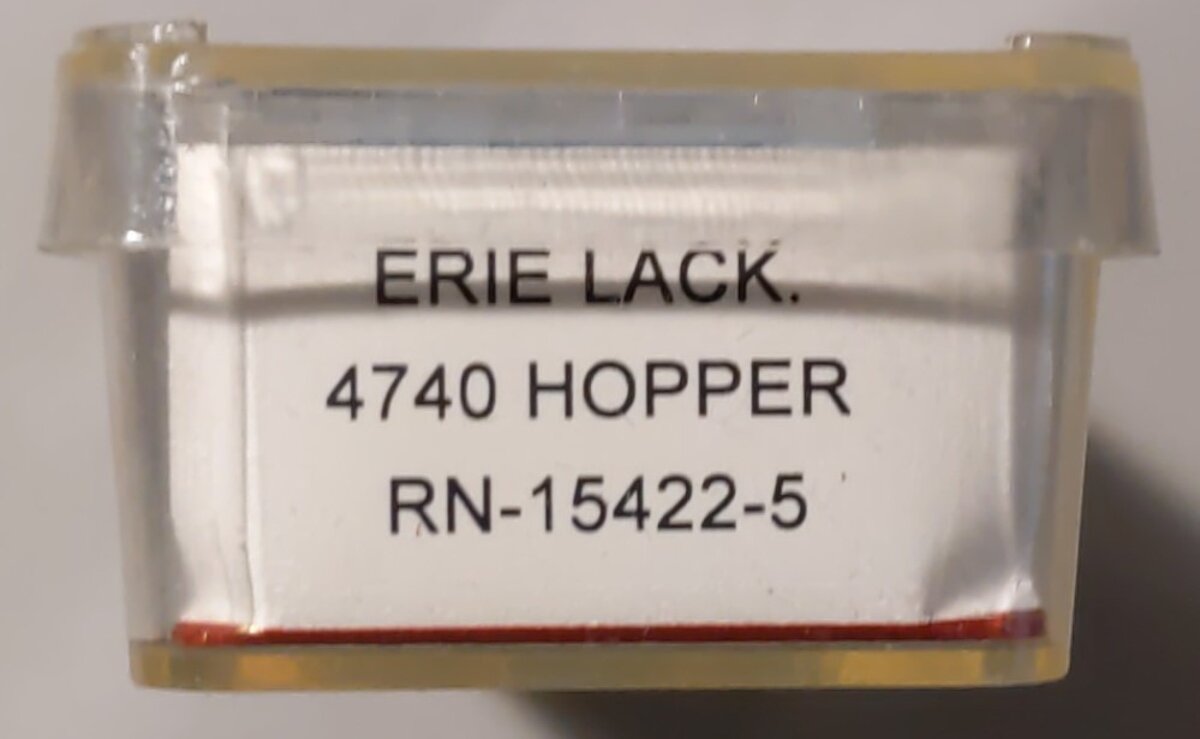 Red Caboose RN-15422-5 N Scale Erie Lackawanna 4740 Hopper #20222 LN/Box