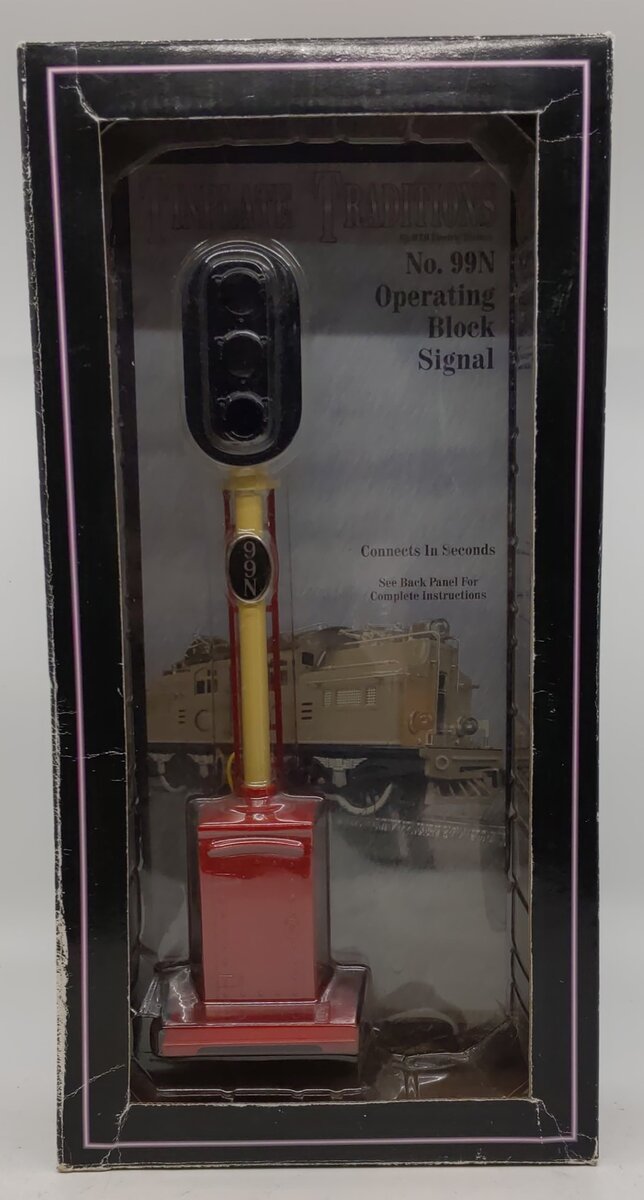 MTH 10-1048 Standard Gauge No. 99 Train Control Block Signal NIB