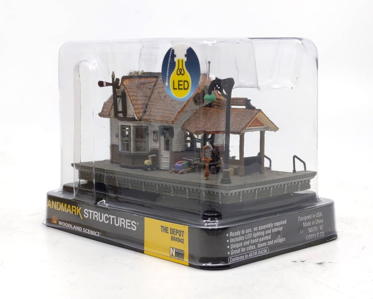 Woodland Scenics BR4942 N Built-&-Ready The Depot Building