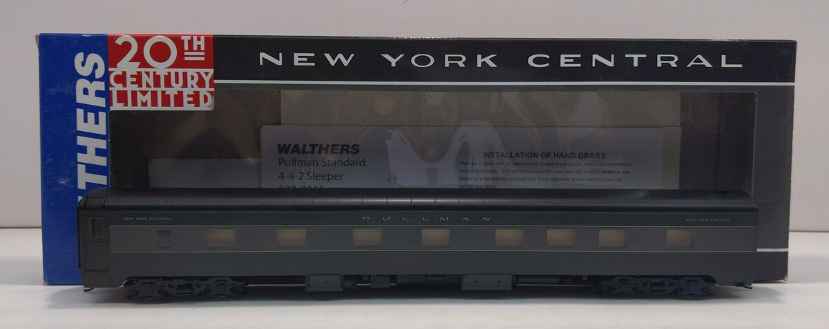 Walthers 932-9311 HO Scale NYC 20th Century Limited 4-4-2 Sleeper Car LN/Box