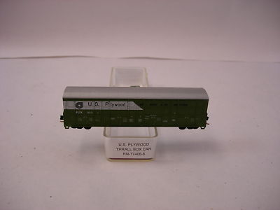 Red Caboose 17406-6 N Scale U.S. Plywood Boxcar # 1652 LN/Box