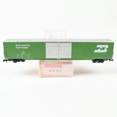 Arnold 5322  N Scale Burlington Northern  Box Car # 395001 LN/Box