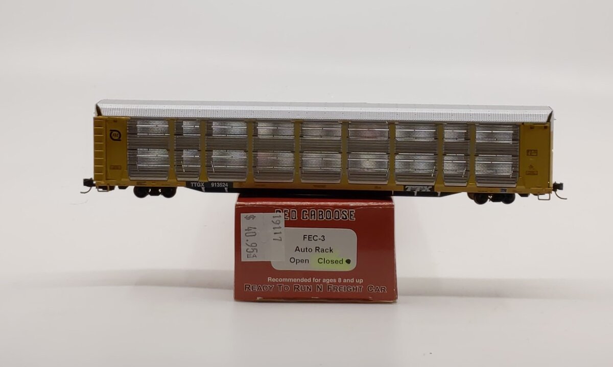 Red Caboose 253887 N Scale MKT Auto Rack Car # 253887 LN/Box