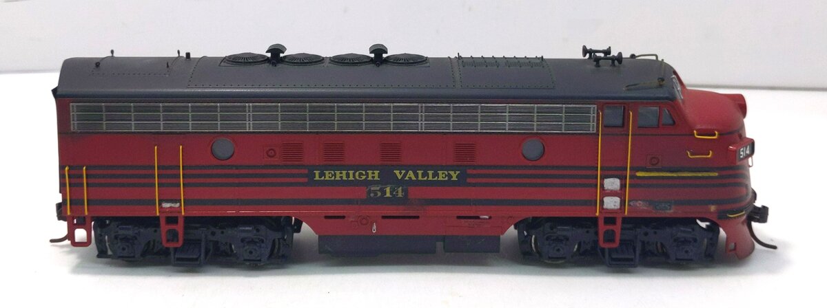 Stewart Hobbies 8410 HO Lehigh Valley F3A Phase IV Diesel Locomotive #514 LN/Box