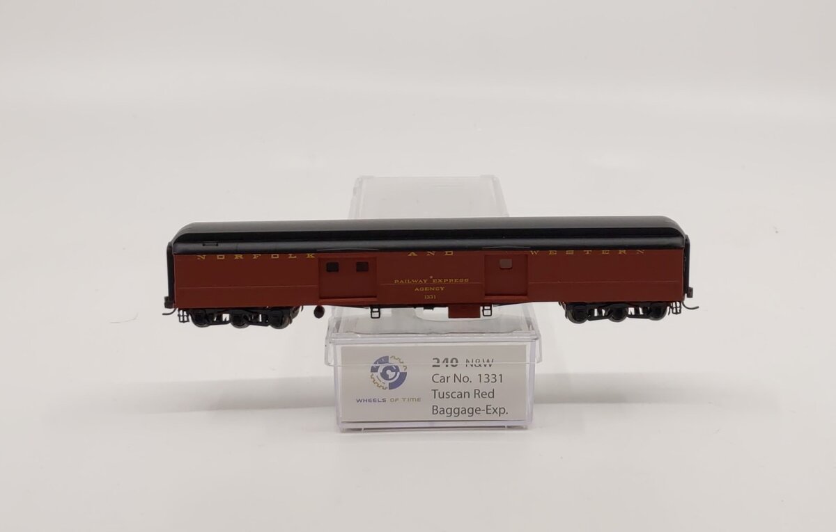 Wheels of Time 240 N Scale Norfolk & Western Passenger Car # 1331