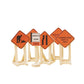 Lionel 6-32902 O Construction Zone Signs (Set of 6)