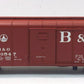 Fox Valley Models 30320 HO B&O Cap Dome Bill Wagontop/Young Door Box Car #380547 LN/Box