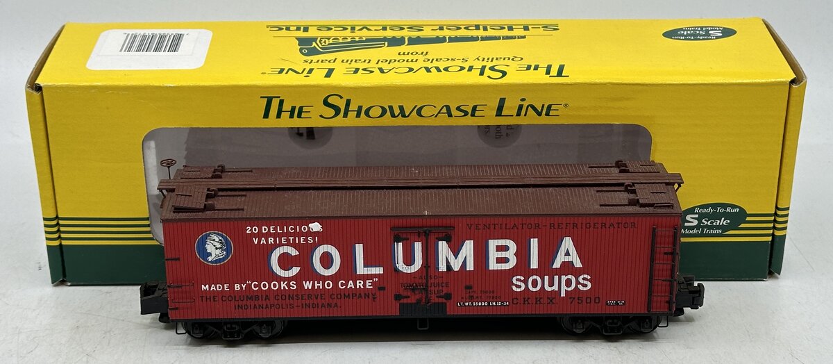 S-Helper 01272 S Scale Columbia Soups C.K.K.X  Refrigerated Boxcar #7500 LN/Box