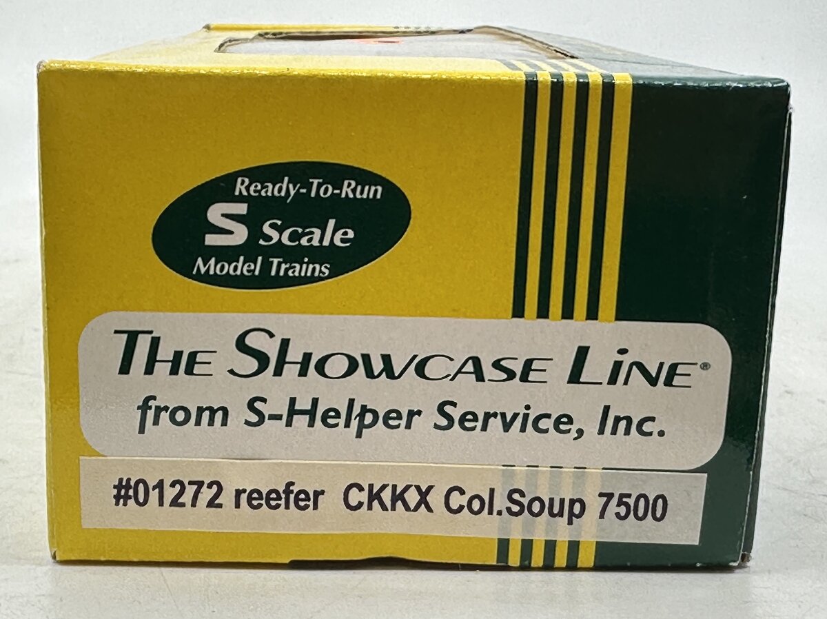 S-Helper 01272 S Scale Columbia Soups C.K.K.X  Refrigerated Boxcar #7500 LN/Box