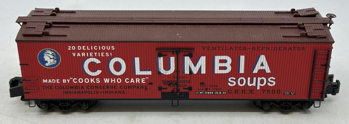S-Helper 01272 S Scale Columbia Soups C.K.K.X  Refrigerated Boxcar #7500 LN/Box