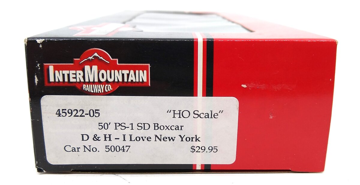 InterMountain 45922-05 HO Scale D&H "I Love New York" 50' PS-1 SD Boxcar #50047 LN/Box