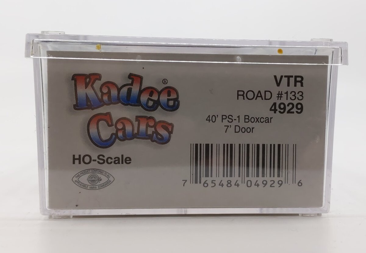 Kadee 4929 HO Vermont Railway Pullman-Standard PS-1 40' Boxcar #133