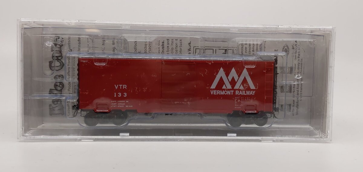 Kadee 4929 HO Vermont Railway Pullman-Standard PS-1 40' Boxcar #133