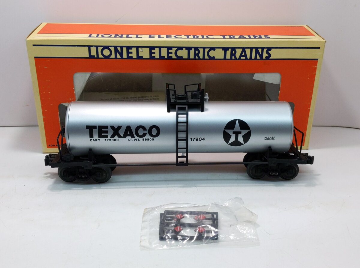 Lionel 6-17904 O Gauge Texaco Unibody Tank Car #17904 LN/Box