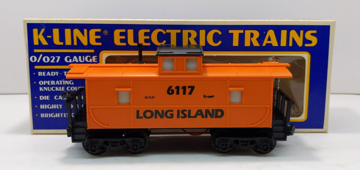 K-Line K6117 O Gauge Long Island Illuminated Caboose