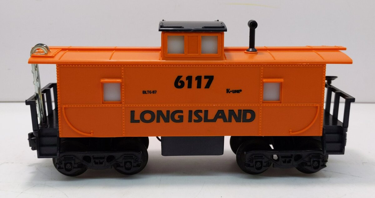 K-Line K6117 O Gauge Long Island Illuminated Caboose – Trainz