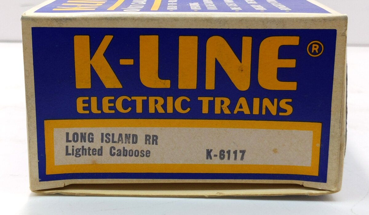 K-Line K6117 O Gauge Long Island Illuminated Caboose