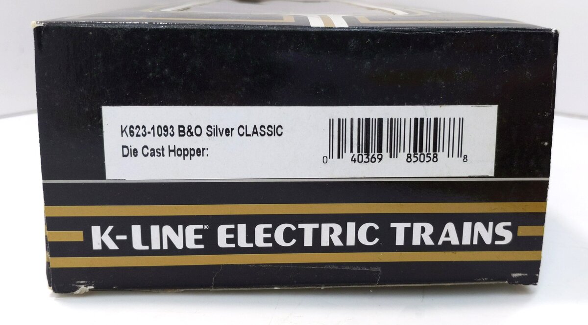 K-Line K623-1093 O Gauge B&O 4-Bay Diecast Hopper #532000 LN/Box
