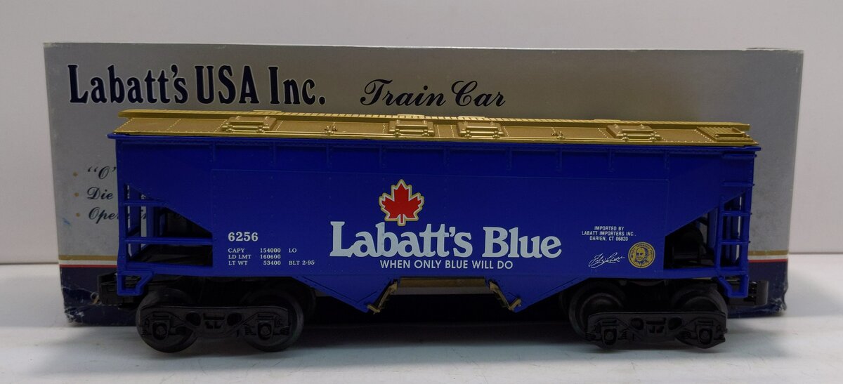 K-Line K-6256 O Gauge Labatt's Blue Hopper EX/Box