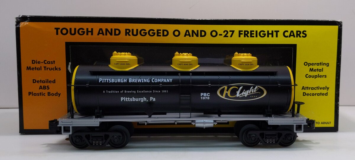 MTH 30-7367 O Gauge Iron City 3-Dome Tank Car LN/Box