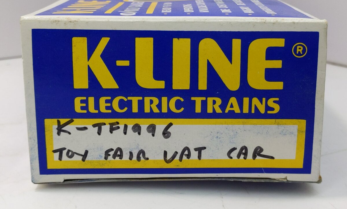 K-Line K1996TF O Gauge 1996 Toy Fair Vat Car LN/Box