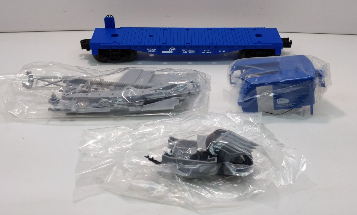 Lionel 6-52149 O Gauge TTOS 1998 Conrail Flatcar with Power Shovel Kit LN/Box