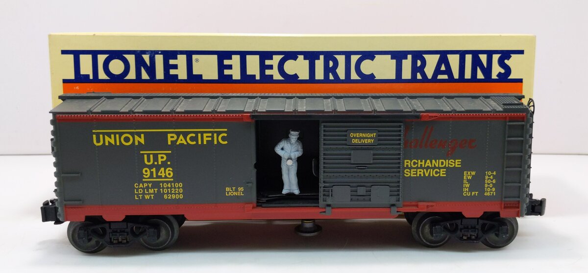Lionel 6-19821 O Gauge Union Pacific Operating Boxcar #9146 LN/Box