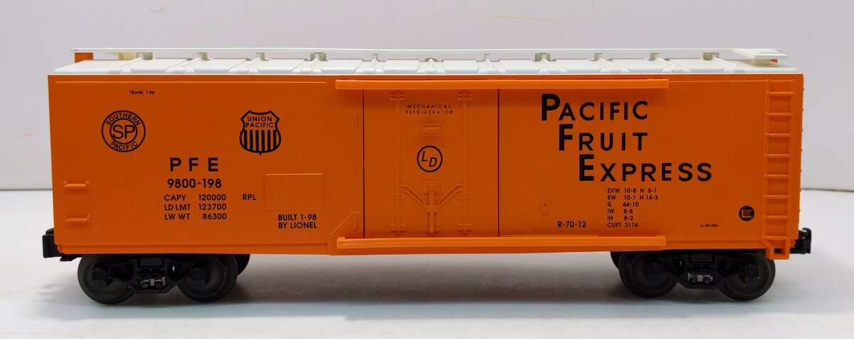 Lionel 6-17314 O Gauge Pacific Fruit Express Reefer #9800-198 LN/Box