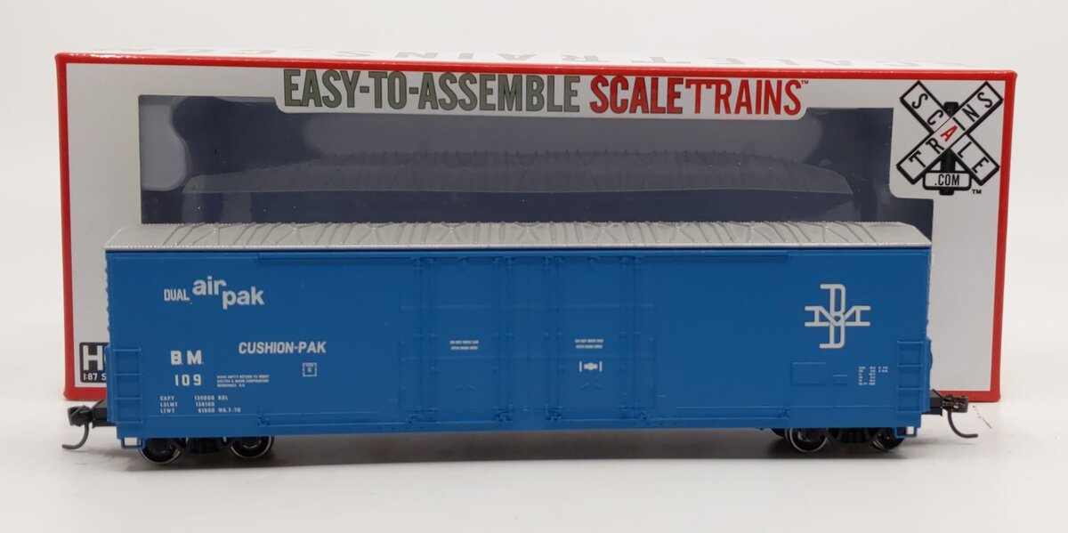 Scale Trains SXT1001 HO BM Evans (USRE) 5100 RBL 8' Double-Plug-Door Boxcar #109