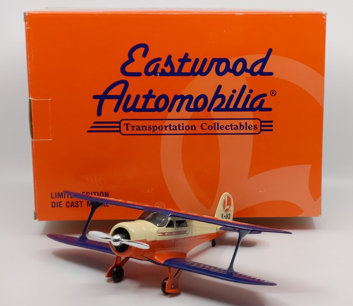 Eastwood 337500 Lionel Beechcraft D-17 Staggerwing Die Cast Biplane