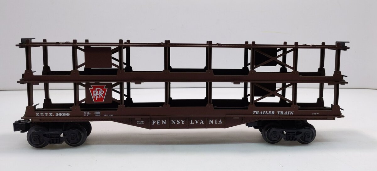 Lionel 6-26099 O Gauge Pennsylvania 3-Tier Auto Carrier #26099 LN/Box