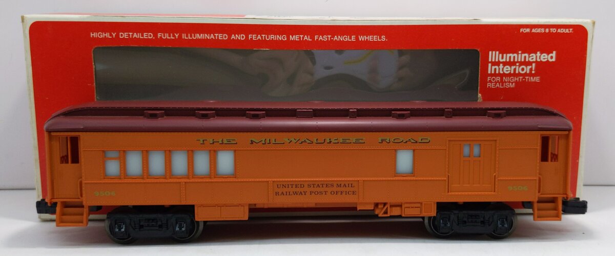 Lionel 6-9506 O Gauge Milwaukee Road Combine Car LN/Box