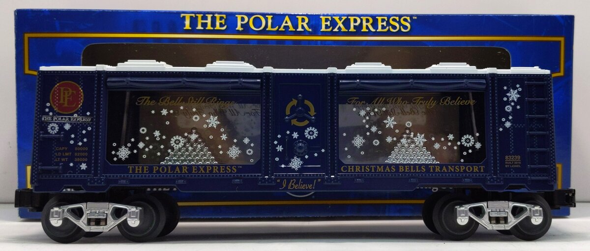 Lionel 6-83239 O The Polar Express Christmas Bell Mint Car