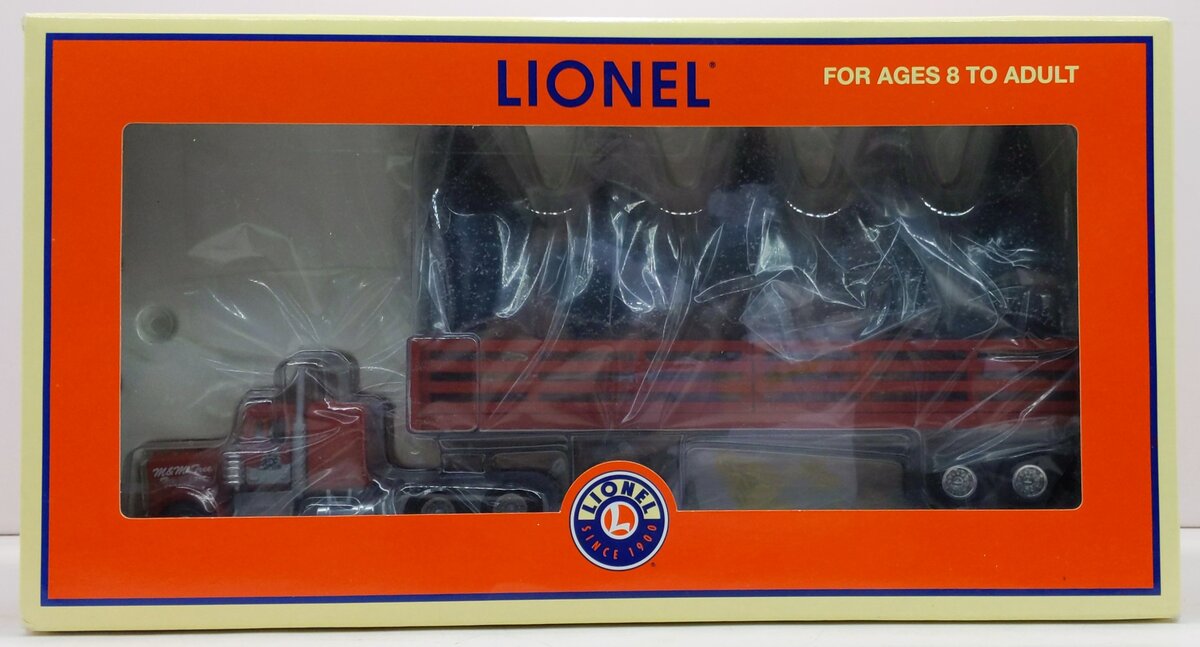 Lionel 6-24204 O Gauge Christmas Tractor Trailer with 5 Trees
