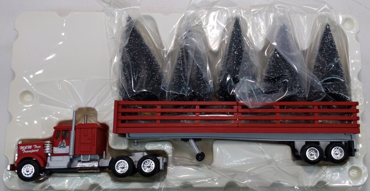 Lionel 6-24204 O Gauge Christmas Tractor Trailer with 5 Trees