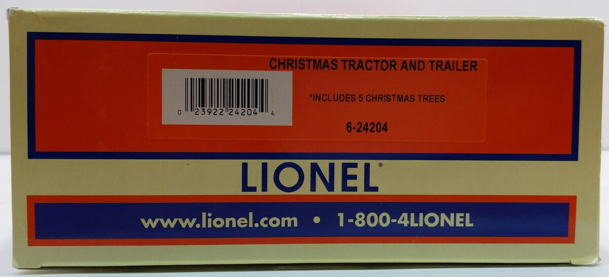 Lionel 6-24204 O Gauge Christmas Tractor Trailer with 5 Trees