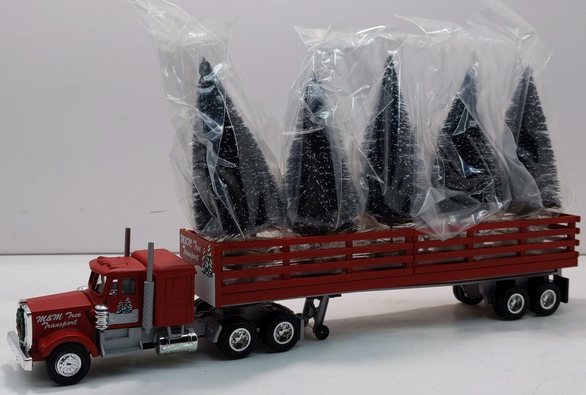 Lionel 6-24204 O Gauge Christmas Tractor Trailer with 5 Trees